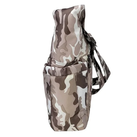 Lug Camper SE‎ Crossbody Bag Camo Taupe Special Edition RFID Purse Organizer - Picture 4 of 16